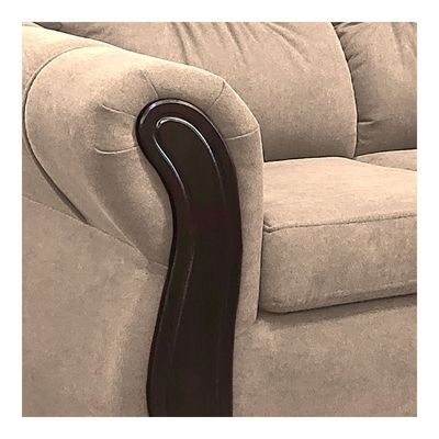 Imagen 2 del producto Living Con Resorte Estructural 5 Cuerpos Taurus 3+1+1 Chenille Beige