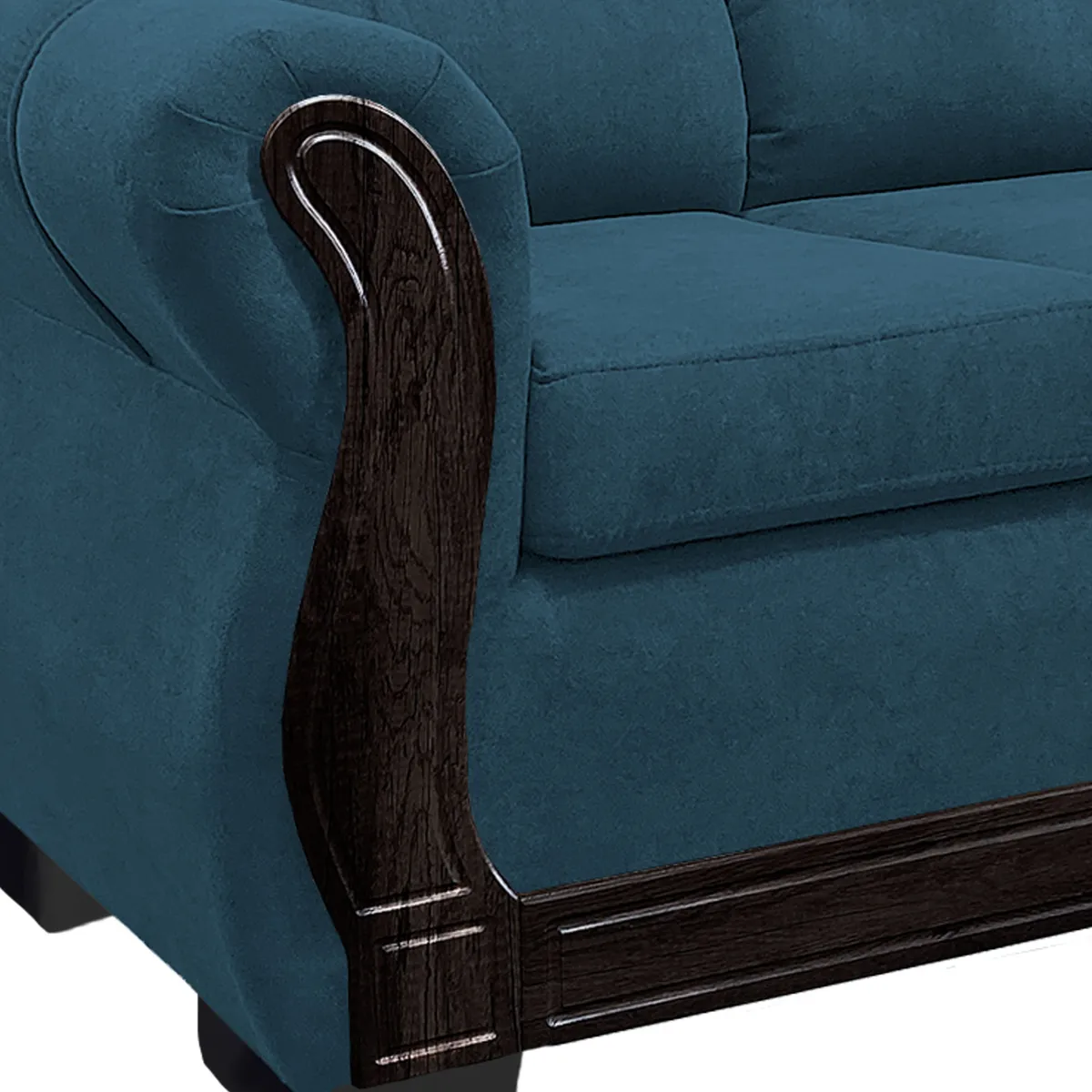 AMERICA DECORA - Living Con Respaldo Confortable 5 Cuerpos Taurus 3+1+1 Chenille