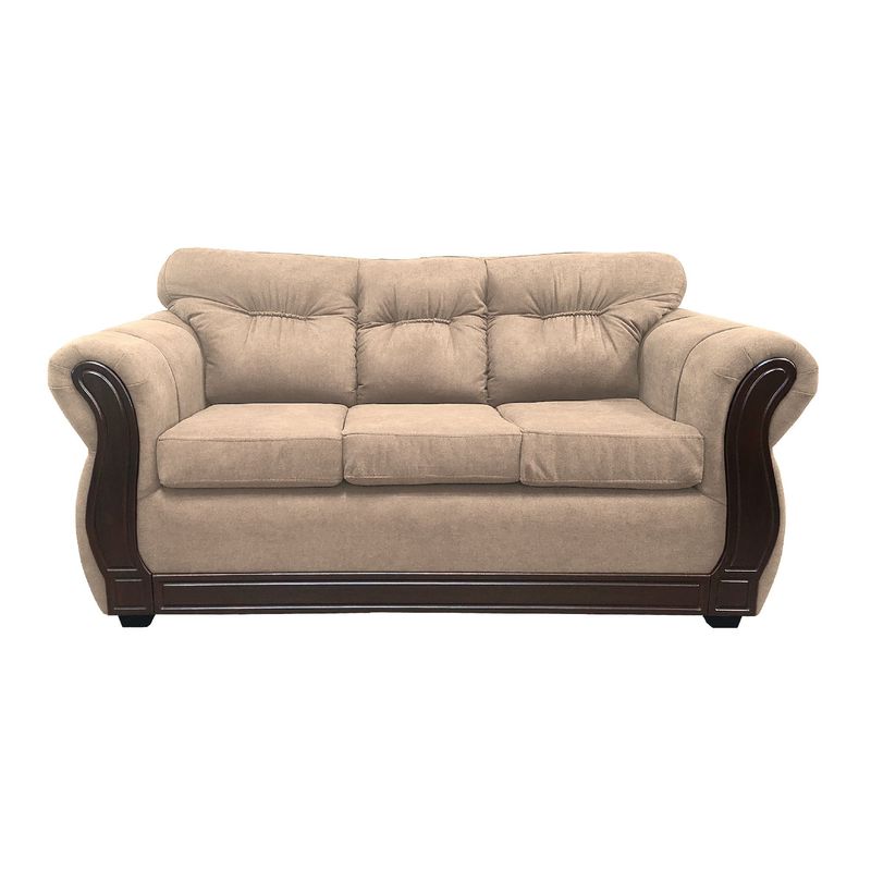 AMERICA DECORA - Sofá 3 cuerpos Taurus Beige