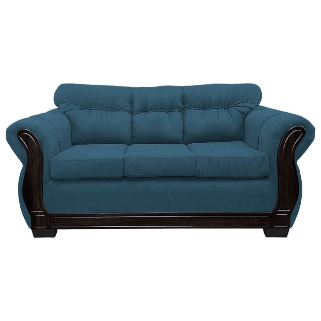 AMERICA DECORA - Sofá Respaldo Confortable 3 Cuerpos Taurus Chenille