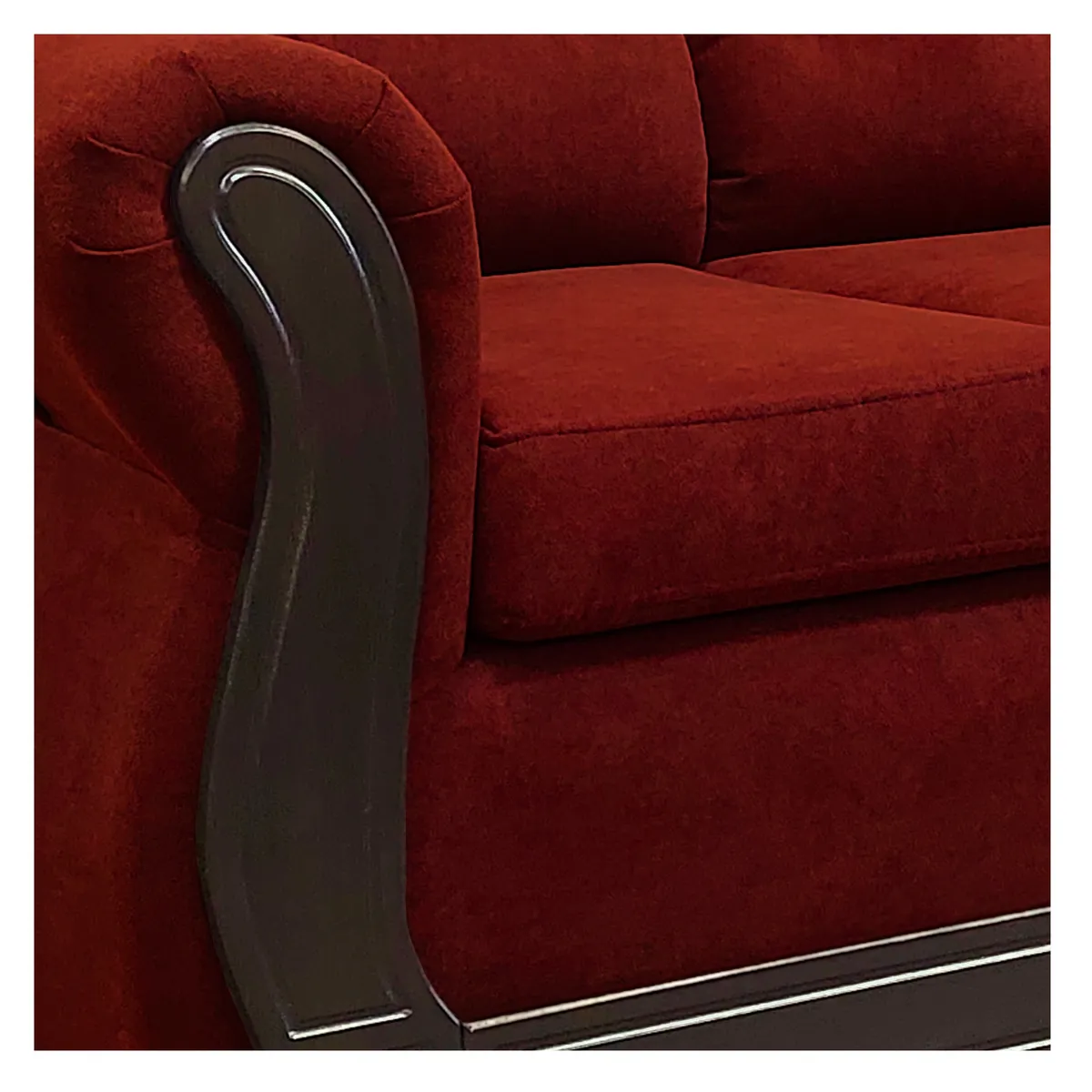 AMERICA DECORA - Sofá Con Respaldo Confortable 3 Cuerpos Taurus Chenille