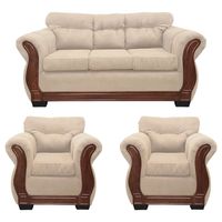 Living Con Respaldo Confortable 5 Cuerpos Taurus 3+1+1 Chenille X