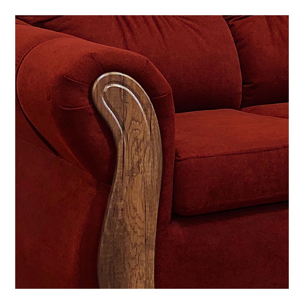 AMERICA DECORA - Living Con Resorte Estructural 5 Cuerpos 3-1-1 Taurus X Burdeo