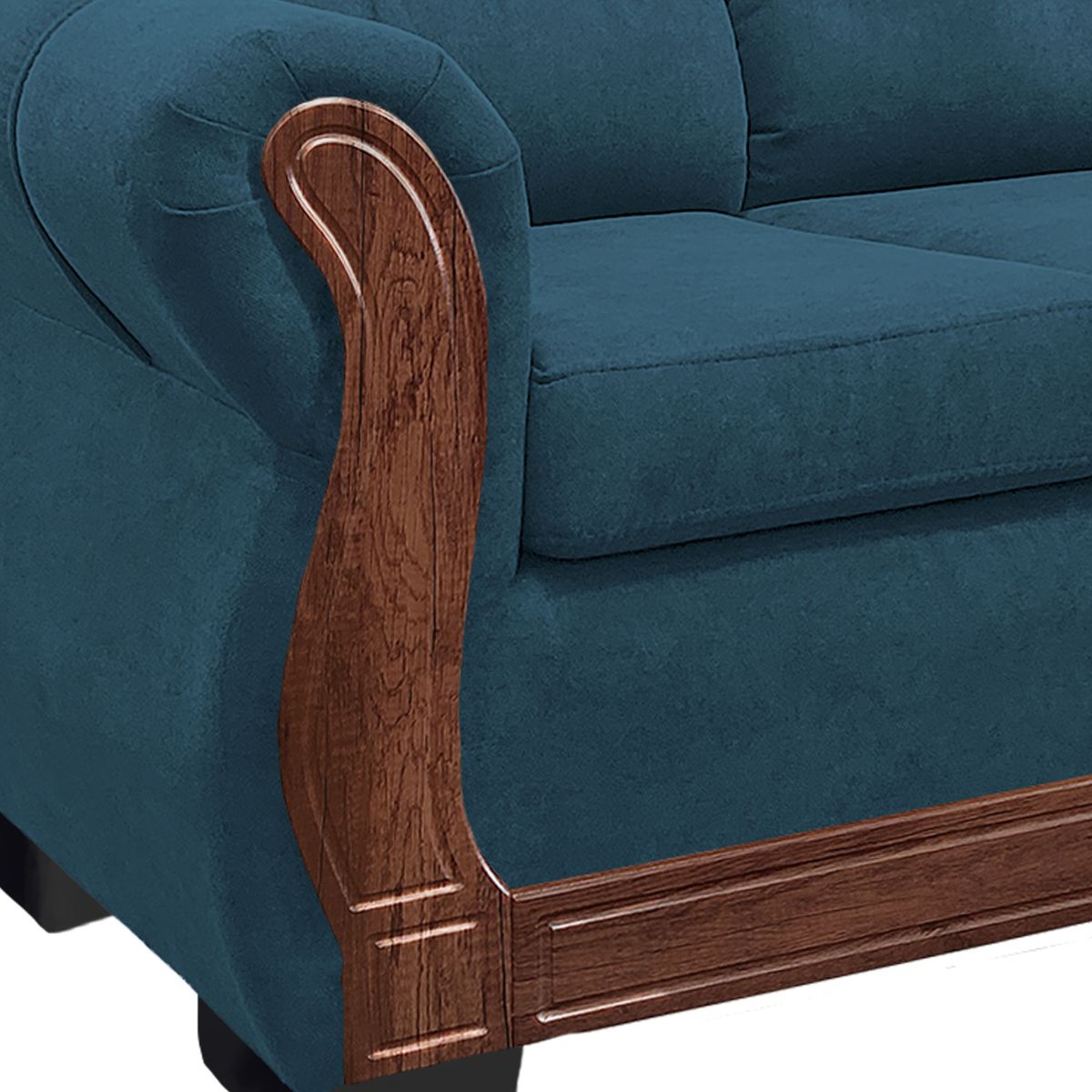 AMERICA DECORA - Living Con Resorte Estructural 5 Cuerpos Taurus 3+1+1 Chenille X