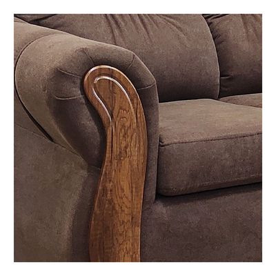 Imagen 2 del producto Sofá Con Resorte Estructural 3 Cuerpos Taurus X Café