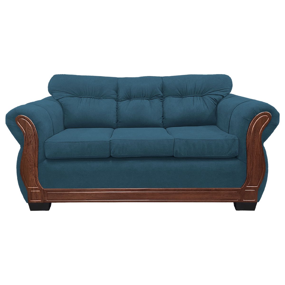 AMERICA DECORA - Sofá Con Respaldo Confortable 3 Cuerpos Taurus Chenille X