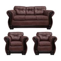 Living Con Respaldo Confortable 5 Cuerpos Taurus 3+1+1 Envejecido