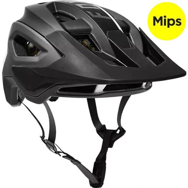 FOX - Casco Bicicleta Speedframe Pro Blocked Negro Fox FOX