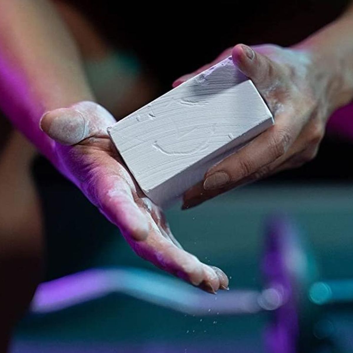 GENERICO - Carbonato De Magnesio Crossfit Gimnasia Anillas 1 Bloque