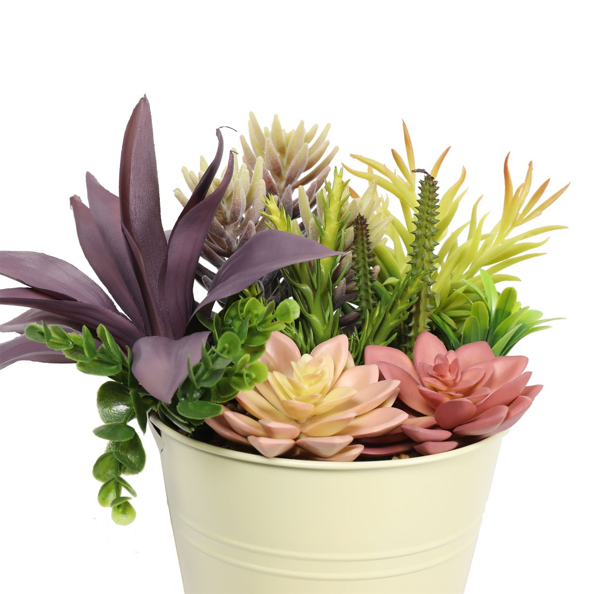 VADELL - Suculentas 30 cm, con macetero Vadell Home