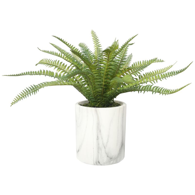 VADELL - Helecho silvestre de 30 cm, con macetero Vadell Home