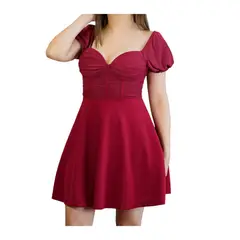 LUNA - Vestido Parte Superior Tipo Corset Corto