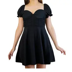 LUNA - Vestido Parte Superior Tipo Corset Corto