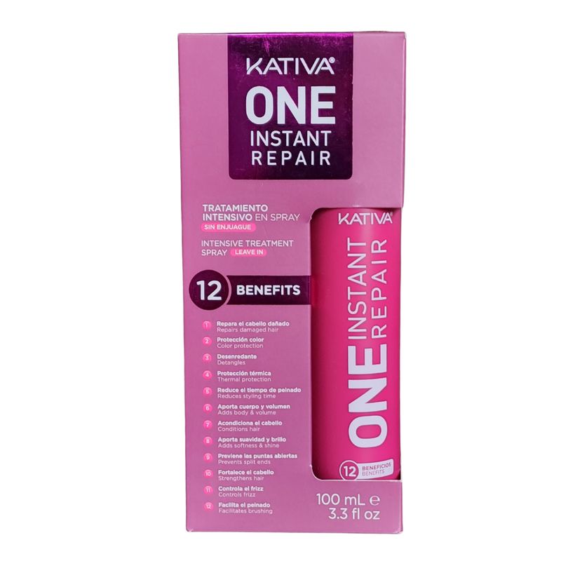 KATIVA - Kativa Tratamiento intensivo Reparador Proteccion termica 100ml.