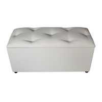 Baul Botone XL Crudo Eco Cuero 105X40X50X40 Rimar