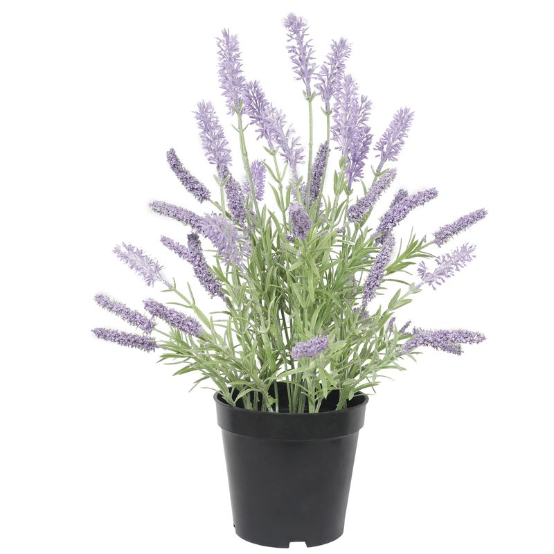VADELL - Lavanda lila de 35 cm en macetero Vadell Home