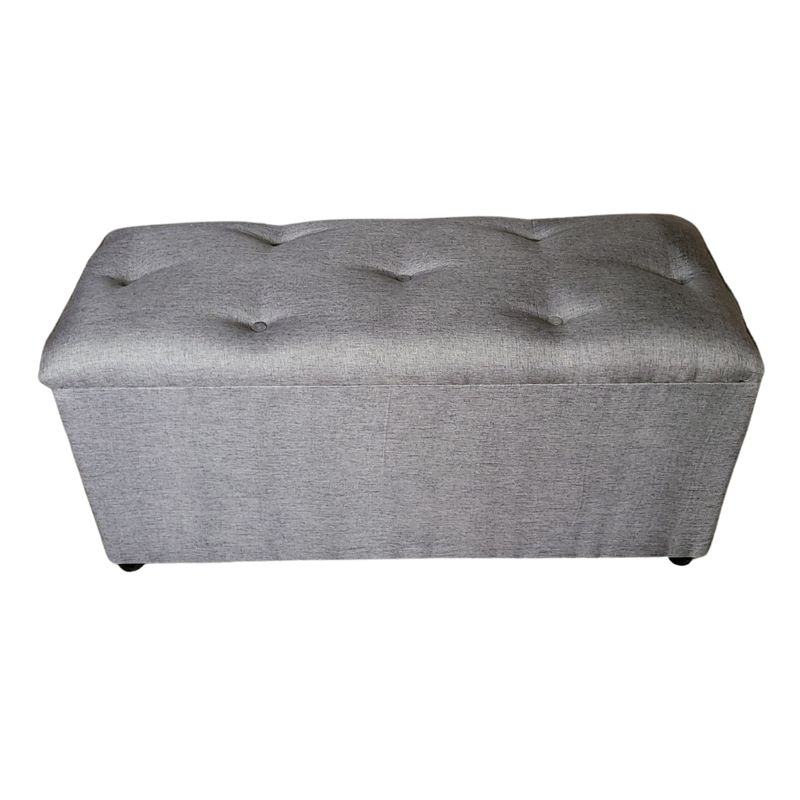 GENERICO - Baul Botone XL Gris Lino 105X40X50X40 Rimar