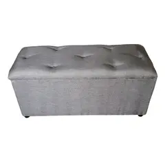 GENERICO - Baul Botone XL Gris Lino 105X40X50X40 Rimar