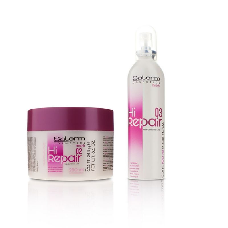 SALERM - Salerm Hi Repair Mascarilla 250ml  Finish Protector Solar..-