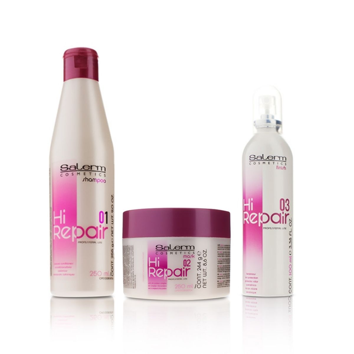 SALERM - Kit Salerm Hi Repair Shampoo - Mascarilla Y Finalizador..-