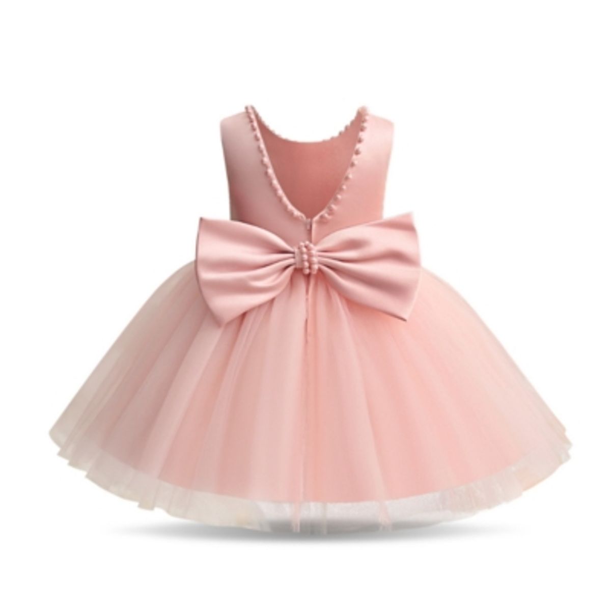 JUMP KIDS - Vestido de Fiesta con Lazo y Perlas Jump Kids
