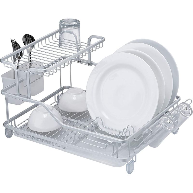 MP - Lujoso Secaplatos De Aluminio Antioxidante 2 Niveles