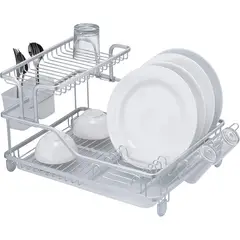 MP - Lujoso Secaplatos De Aluminio Antioxidante 2 Niveles