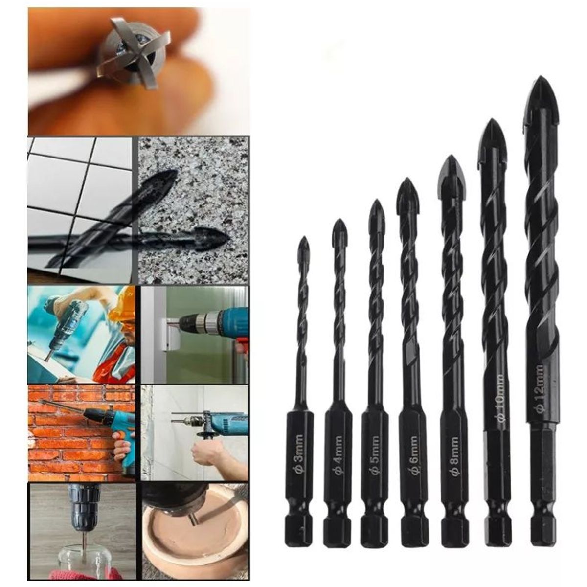 KUANGYE - Brocas Para Porcelanato Vidrio Cerámica