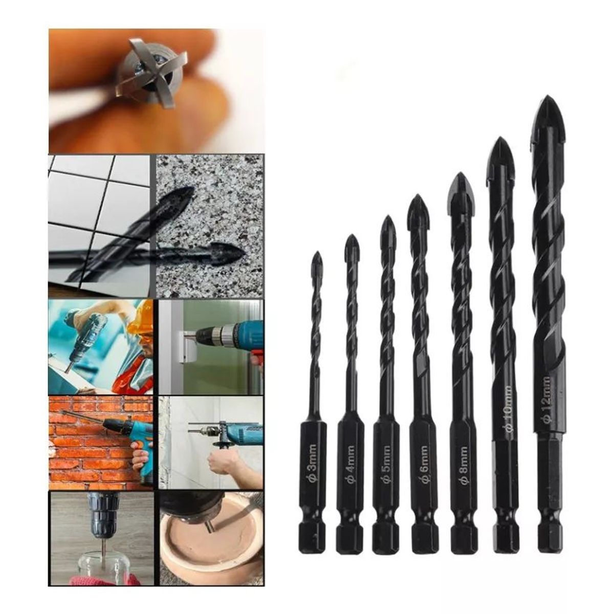 KUANGYE - Brocas Para Porcelanato Vidrio Cerámica