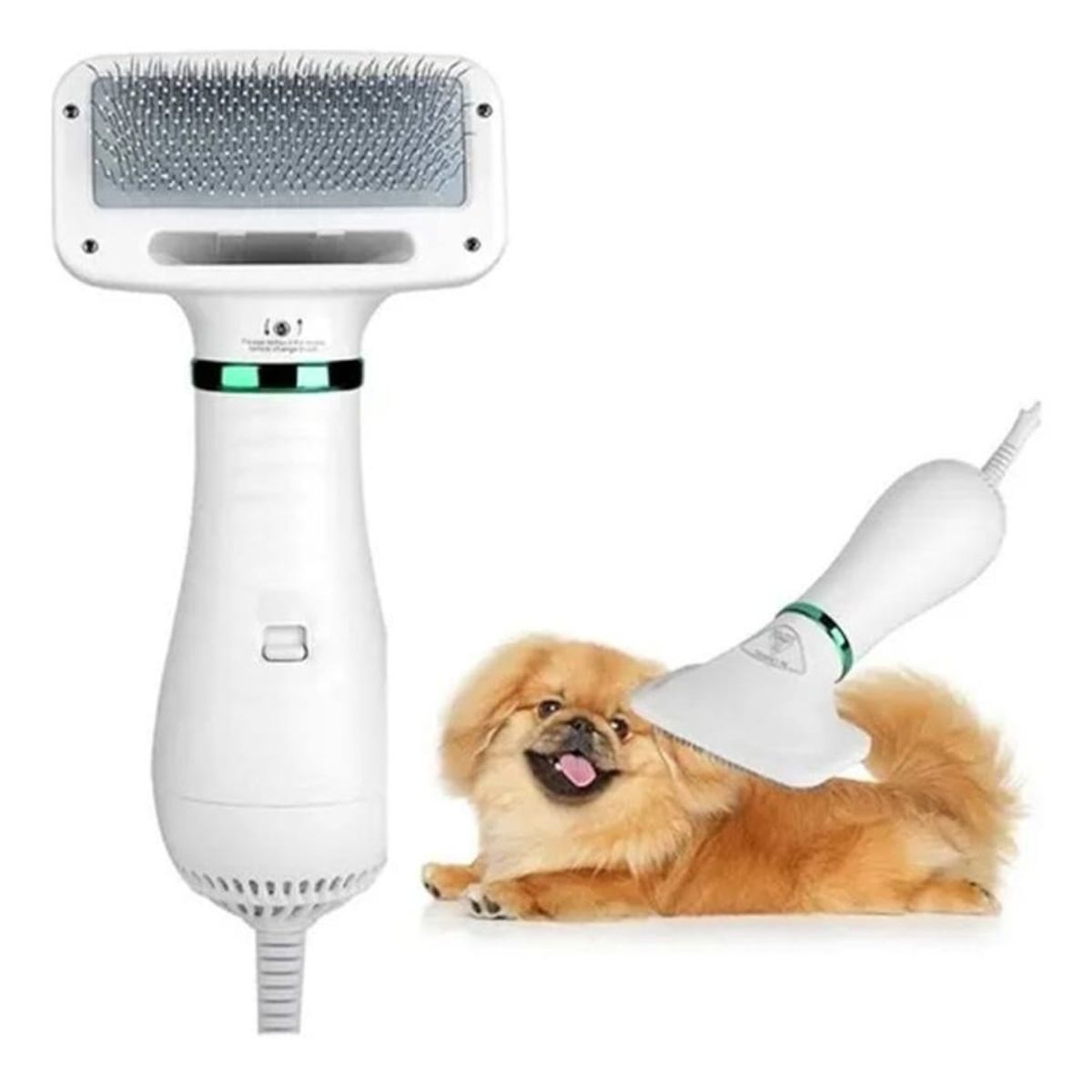 GENERICO - Cepillo Secador 2 En 1 Quita  Pelos Para Mascotas