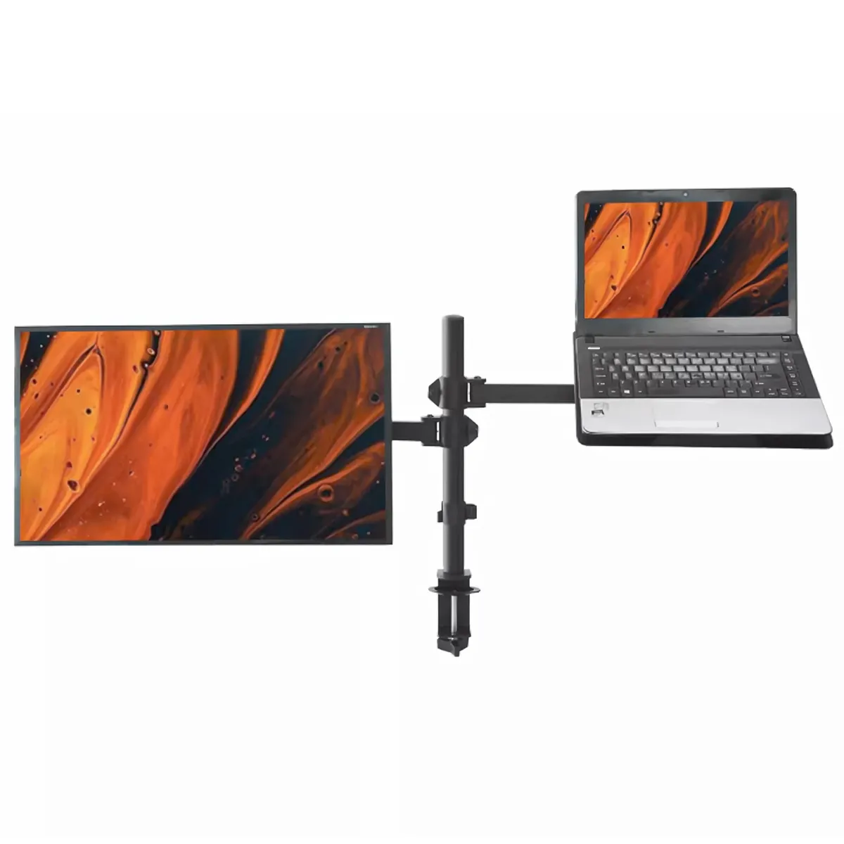 VIDITA - Soporte Monitor Y Notebook Brazo Articulado Escritorio