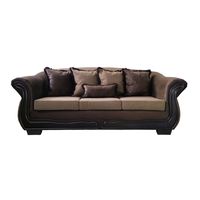 Sofá Con Resorte Estructural Búfalo 4 Cuerpos Rústico