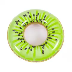 EVERSO - Flotador de Kiwi Redondo para Niños de Piscina y Playa 85 cm