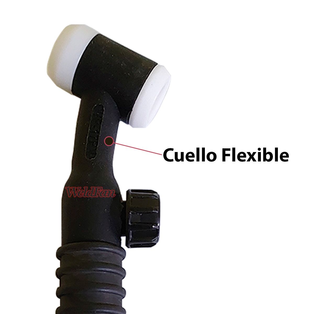 GENERICO - Antorcha Tig Flexible Wp-17fv De 150 Amp Con Válvula, Equipo Tig