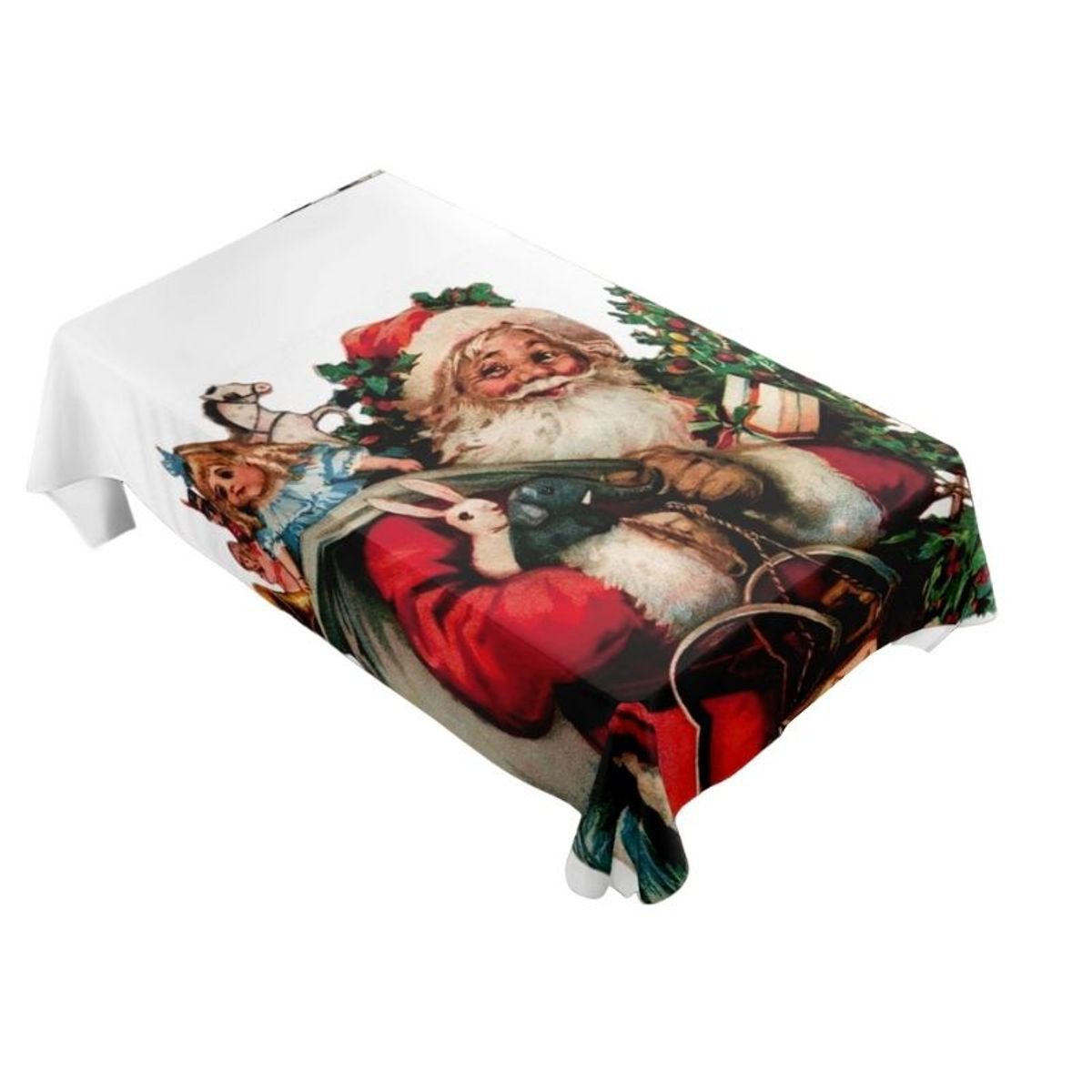 GENERICO - Mantel Antimanchas Rectangular Navideño 220x140cm