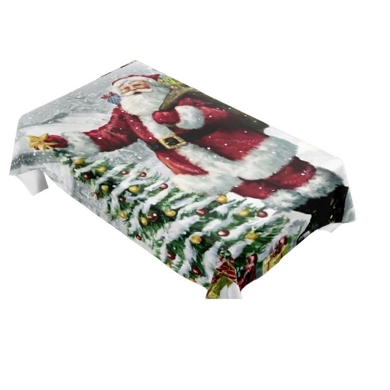 GENERICO - Mantel Antimanchas Rectangular Navideño 220x140cm