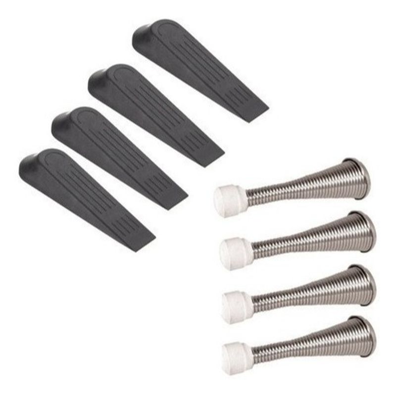 U BUY - Set 4 Tope De Puerta De Goma P Hogar+4 Resorte Puerta