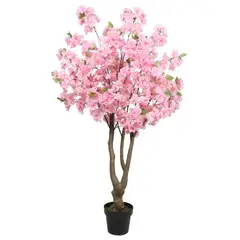 VADELL - Arbol de Cerezo en flor rosado de 150 cm Home