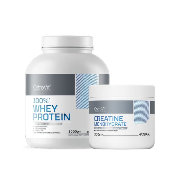 OSTROVIT - 100% Whey Protein 2000gr Tiramisü + Creatina monohidratada 300gr - Ostrovit