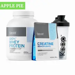 OSTROVIT - 100 Whey Protein 2000gr Apple Pie Creatina 300gr shaker -