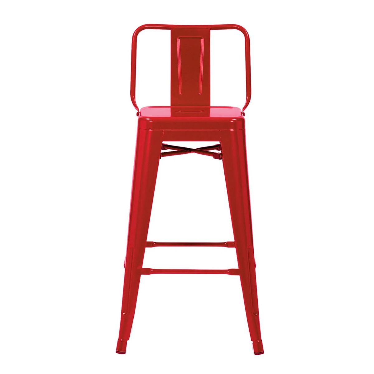 PROCHEF - Silla Alta Tolix Rojo Brillante 1 Unidad