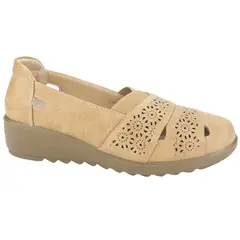 CHALADA - Mocasin Mujer Beige Casual Deza-1