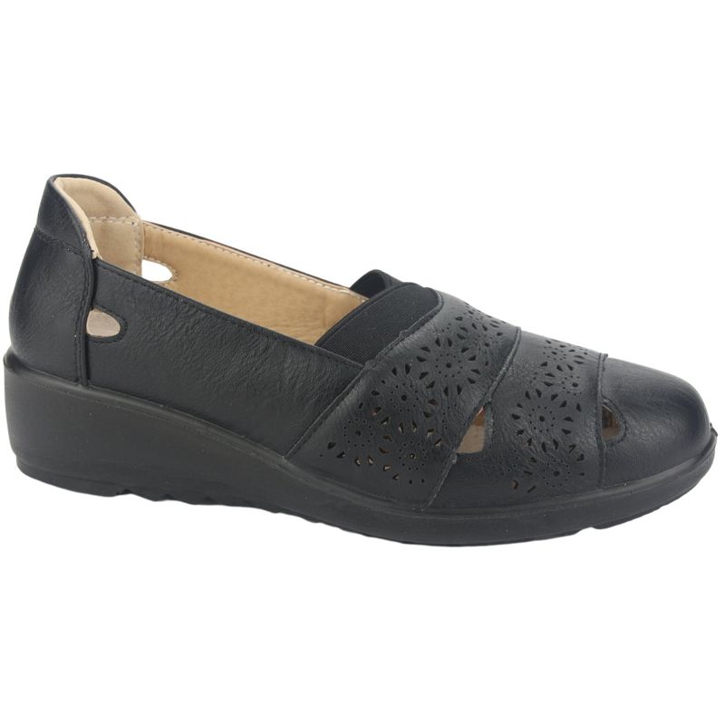 CHALADA - Mocasin Mujer Negro Casual Chalada Deza-1