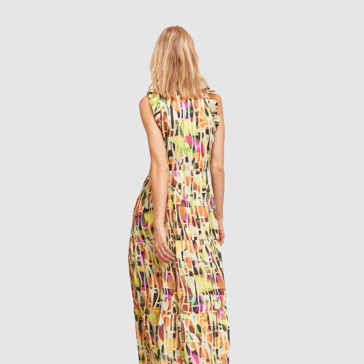 ALDO MARTINS - Vestido Aldo Martins Amarillo Roc