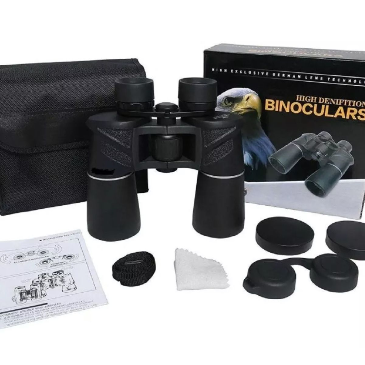 GENERICO - Super Binoculares Catalejos Potentes Binoculares Profesional 20x50