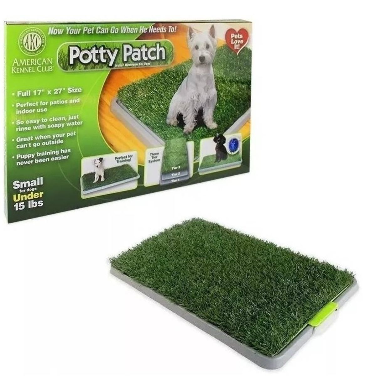 GENERICO - Baño Para Perros Gatos Ecológico Pet Potty Grande 43x66 Cm