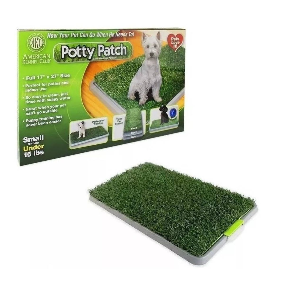 GENERICO - Baño Para Perros Gatos Ecológico Pet Potty Grande 43x66 Cm