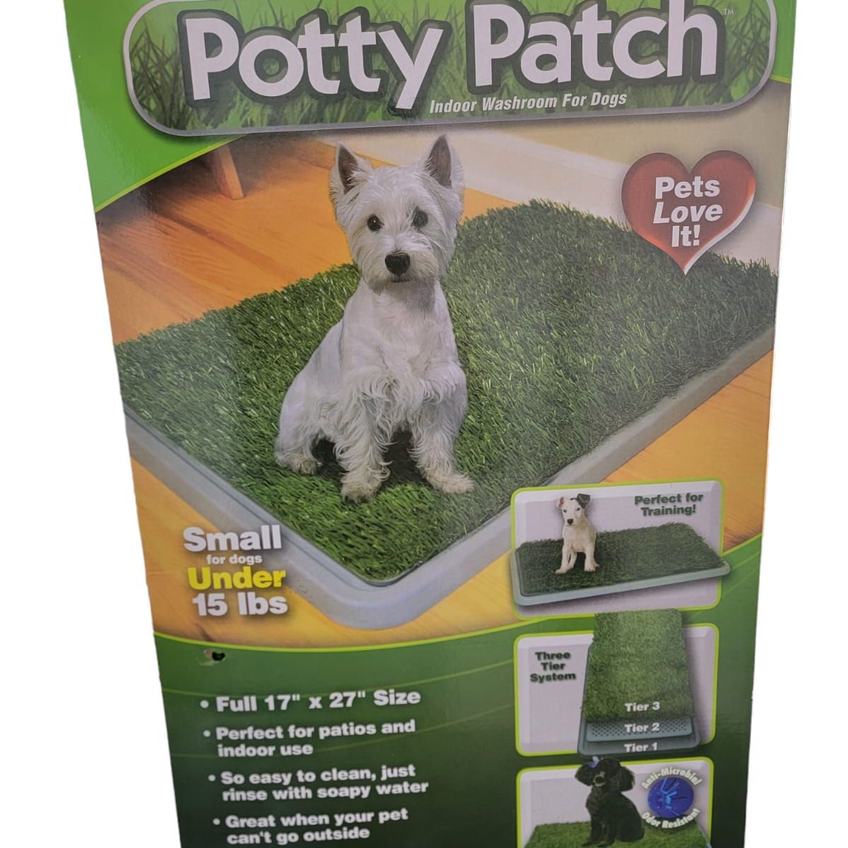 GENERICO - Baño Para Perros Gatos Ecológico Pet Potty Grande 43x66 Cm