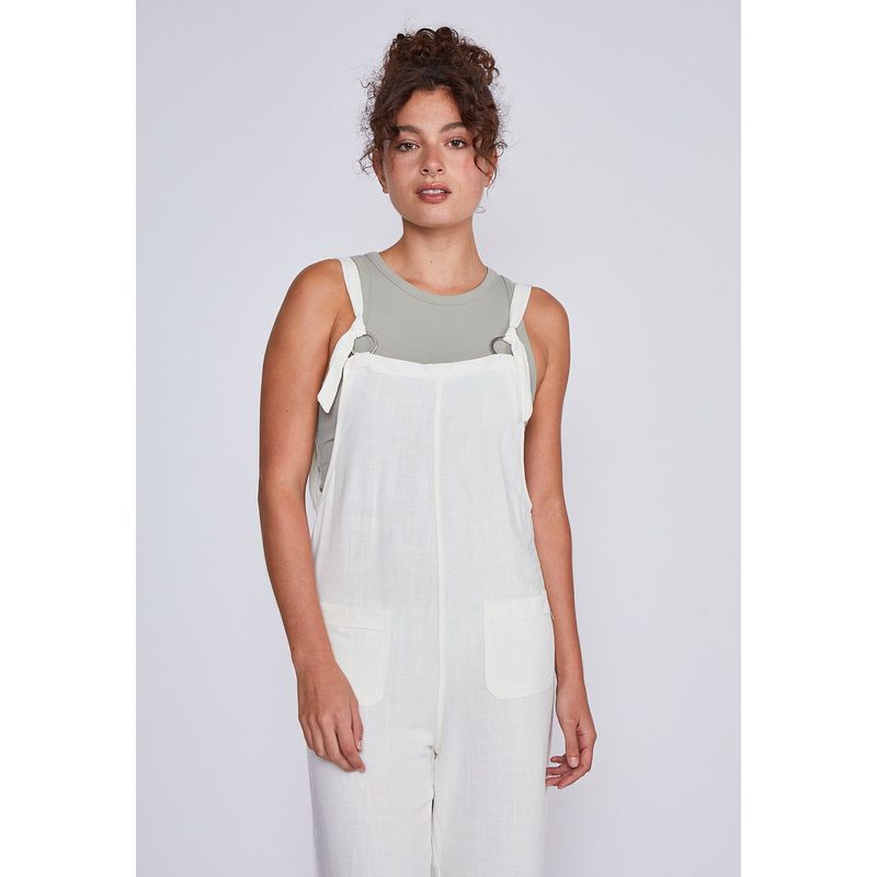 SIOUX - Enterito Mujer Lino Largo Crudo Sioux
