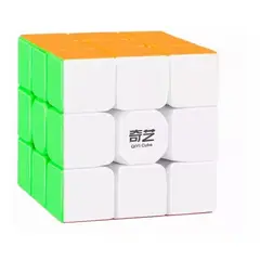 GENERICO - Cubo Rubik 3x3 Qiyi Warrior W Stickerless Lubricado